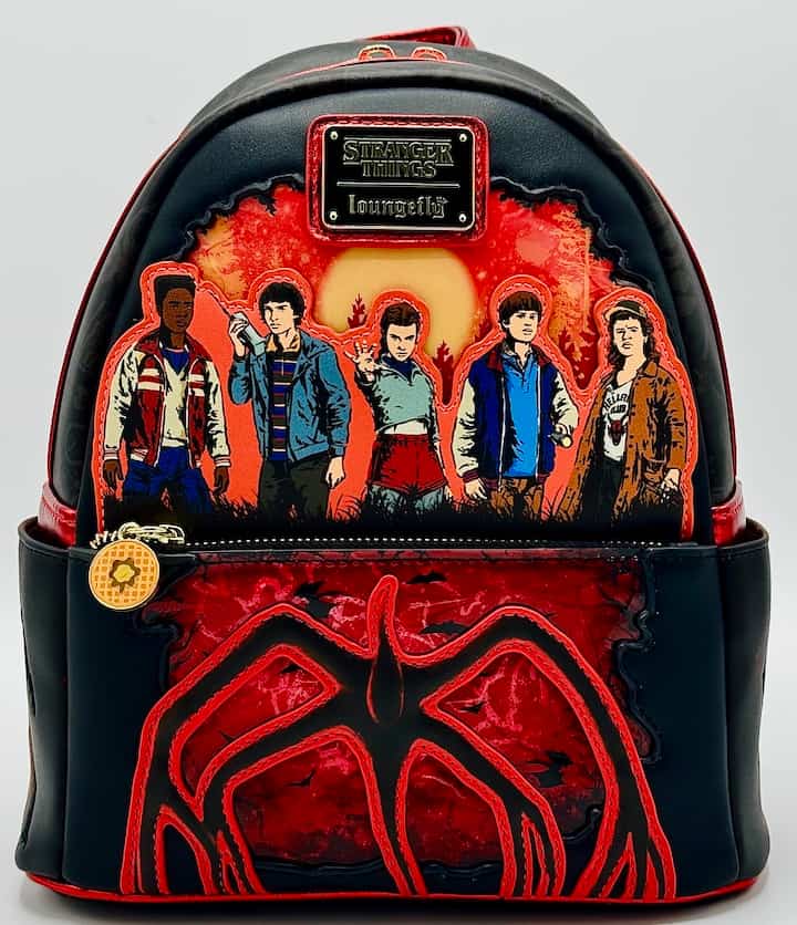 Loungefly Stranger Things Light Up Mini Backpack Season 5 Bag Front Full View
