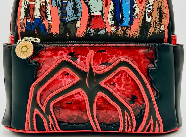 Loungefly Stranger Things Light Up Mini Backpack Season 5 Bag Front Pocket