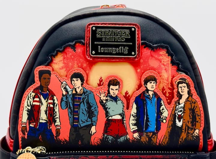 Loungefly Stranger Things Light Up Mini Backpack Season 5 Bag Front Top