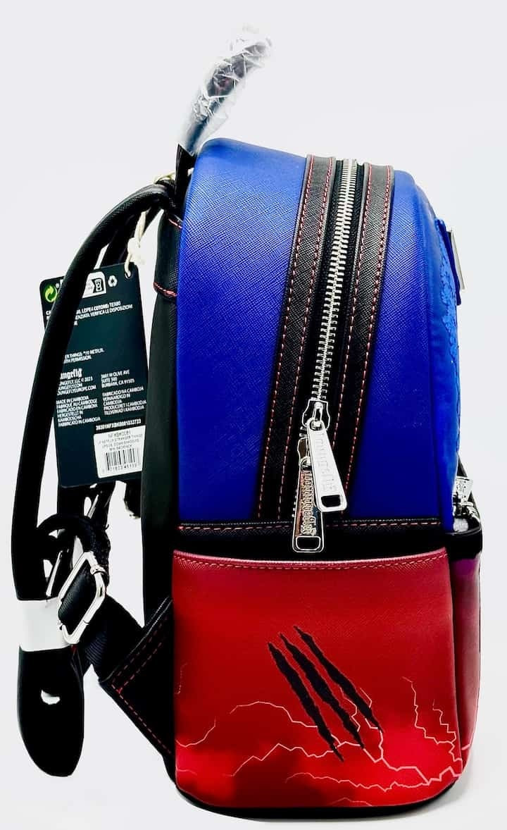 Loungefly Stranger Things Mini Backpack Upside Down Shadows Bag Right Side