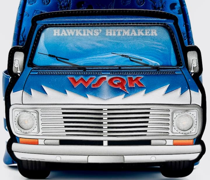 Loungefly Stranger Things WSQK Van Mini Backpack Light Up Bag Front Pocket