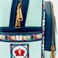 Loungefly Sword in the Stone Stained Glass Mini Backpack Zips