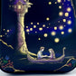 Loungefly Tangled Light Up Mini Backpack Disney Rapunzel Lantern Bag Front Boat