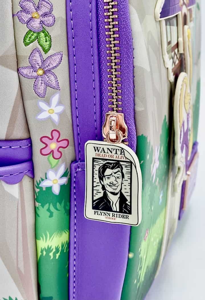 Loungefly Tangled Mini Backpack Rapunzel Swinging From the Tower Bag Flynn Rider Keyring