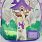 Loungefly Tangled Mini Backpack Rapunzel Swinging From the Tower Bag Front Character Applique Straight