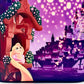 Loungefly Tangled Night Mini Backpack Disney Rapunzel Bag & Purse Set Handbag Front Bottom