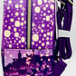 Loungefly Tangled Night Mini Backpack Disney Rapunzel Bag & Purse Set Handbag Left Side