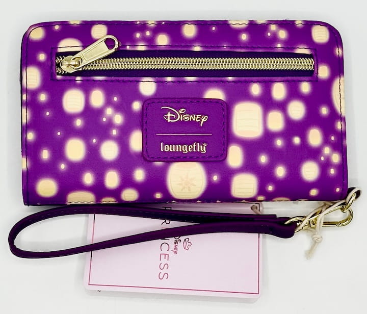Loungefly Tangled Night Mini Backpack Disney Rapunzel Bag & Purse Set Wallet Back