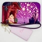 Loungefly Tangled Night Mini Backpack Disney Rapunzel Bag & Purse Set Wallet Front Full View