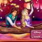 Loungefly Tangled Rapunzel Flynn Boat Mini Backpack Disney Lantern Bag Front Couple Applique