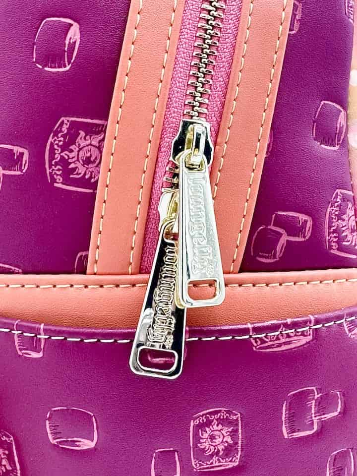Loungefly Tangled Rapunzel Flynn Boat Mini Backpack Disney Lantern Bag Zips