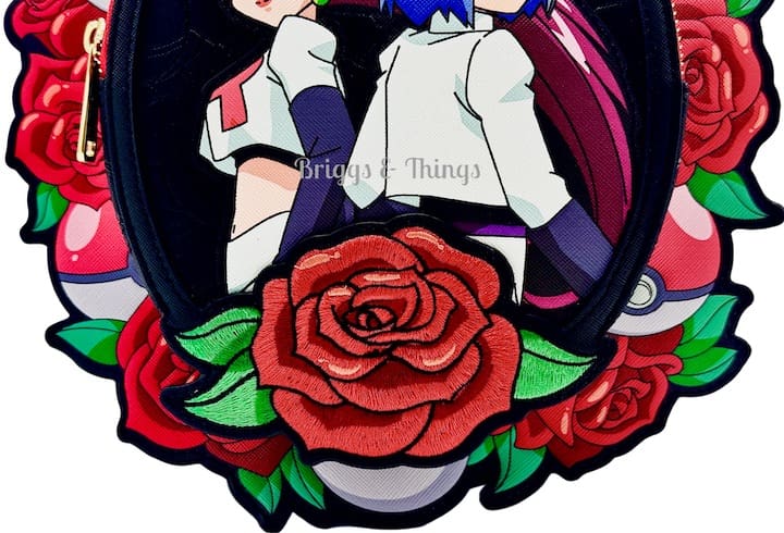 Loungefly Team Rocket Cameo Mini Backpack SDCC Pokemon Bag Front Bottom