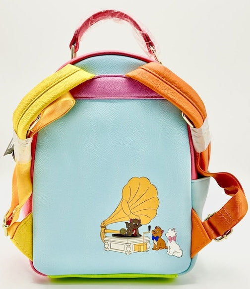 Loungefly The Aristocats Jazz Party Scene Mini Backpack Disney Bag Back