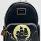 Loungefly The Black Pearl Mini Backpack Pirates of the Caribbean Bag Front Full View