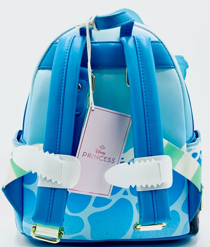 Loungefly The Little Mermaid Mini Backpack Disney Ariel Flounder Bag Straps