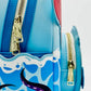 Loungefly The Little Mermaid Mini Backpack Disney Ariel Flounder Bag Zips