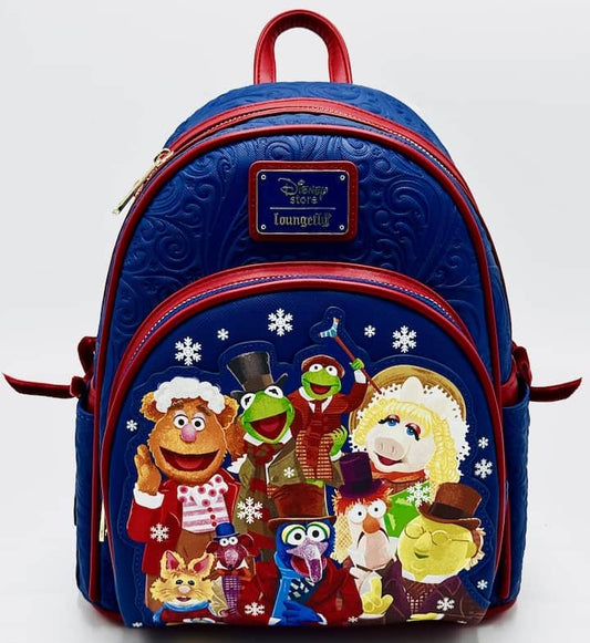 Loungefly The Muppet Christmas Carol Mini Backpack Disney Store Bag Front Full View