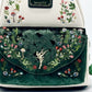 Loungefly Tinkerbell Floral Mini Backpack Disney Peter Pan Bag Front Pocket