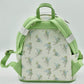 Loungefly Tinkerbell Green AOP Mini Backpack Disney Peter Pan Bag Back