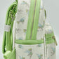 Loungefly Tinkerbell Green AOP Mini Backpack Disney Peter Pan Bag Right Side