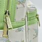 Loungefly Tinkerbell Green AOP Mini Backpack Disney Peter Pan Bag Zips
