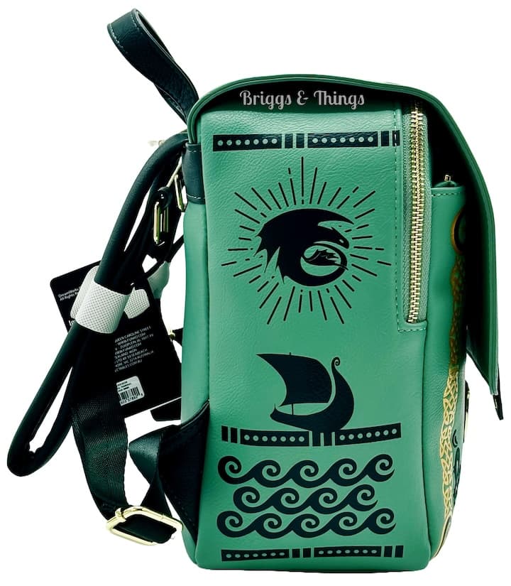 Loungefly Toothless & Light Fury Mini Backpack How To Train Your Dragon Bag Right Side