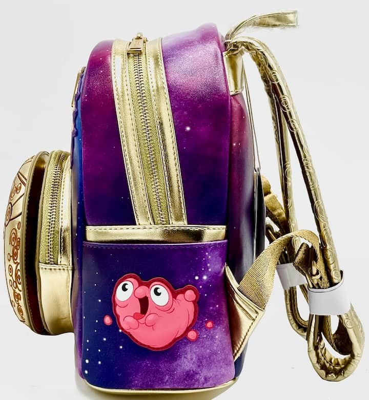 Loungefly Treasure Planet Mini Backpack Disney Jim & Morph Bag Left Side