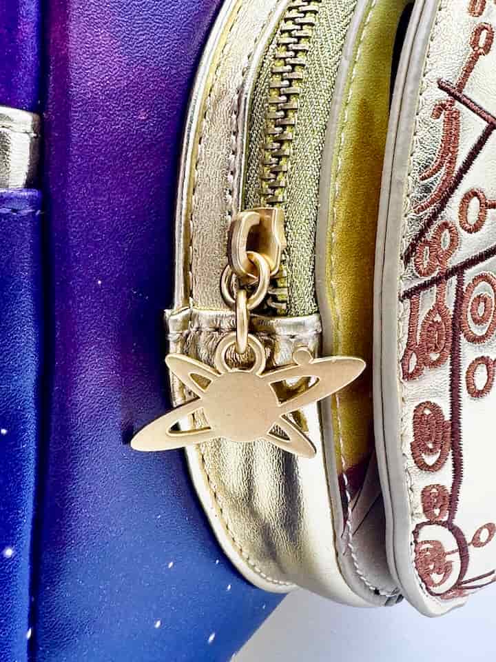 Loungefly Treasure Planet Mini Backpack Disney Jim & Morph Bag Planet Keyring
