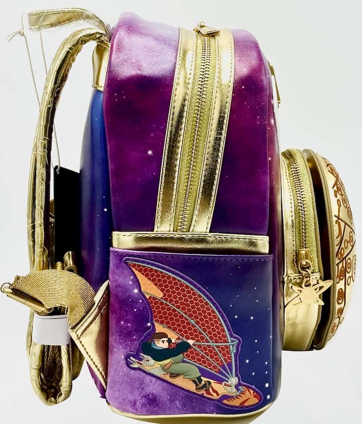 Loungefly Treasure Planet Mini Backpack Disney Jim & Morph Bag Right Side