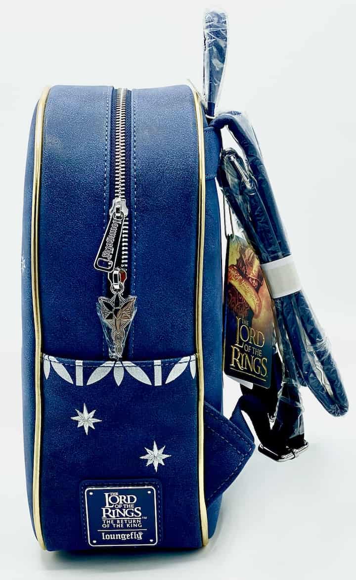 Loungefly Tree of Gondor Mini Backpack Lord of the Rings Aragorn Bag Left Side
