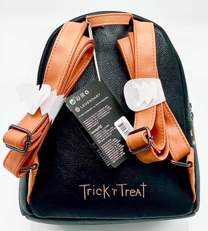 Loungefly Trick or Treat Mini Backpack Halloween Trick 'r Treat Bag Straps