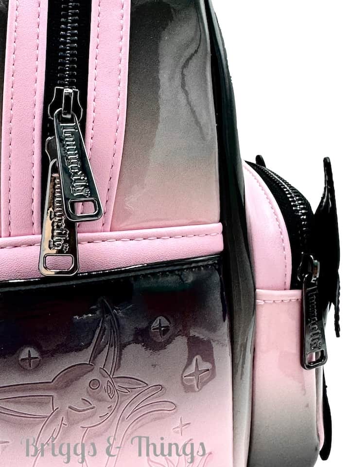 Loungefly Umbreon & Espeon Ombre Mini Backpack Pokemon Bag Zips