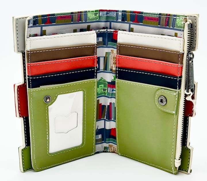 Loungefly Universal Monsters Books Collection Wallet Glow Purse Inside