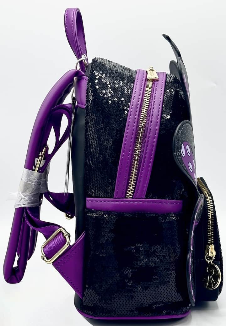Loungefly Ursula Sequin Mini Backpack Disney Little Mermaid Bag Right Side