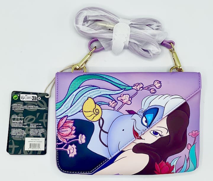 Loungefly Ursula Vanessa Crossbody Bag Disney The Little Mermaid Back