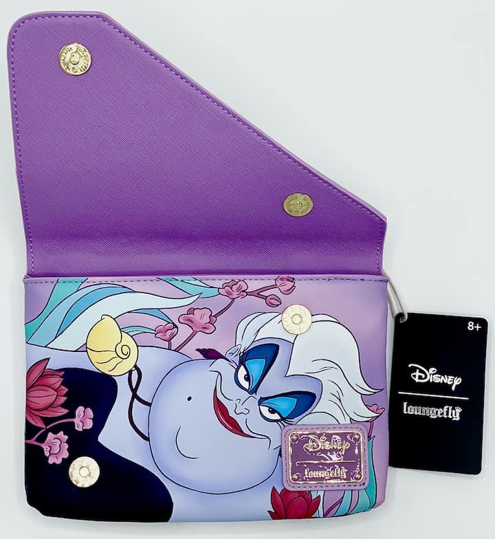 Loungefly Ursula Vanessa Crossbody Bag Disney The Little Mermaid Inside Flap