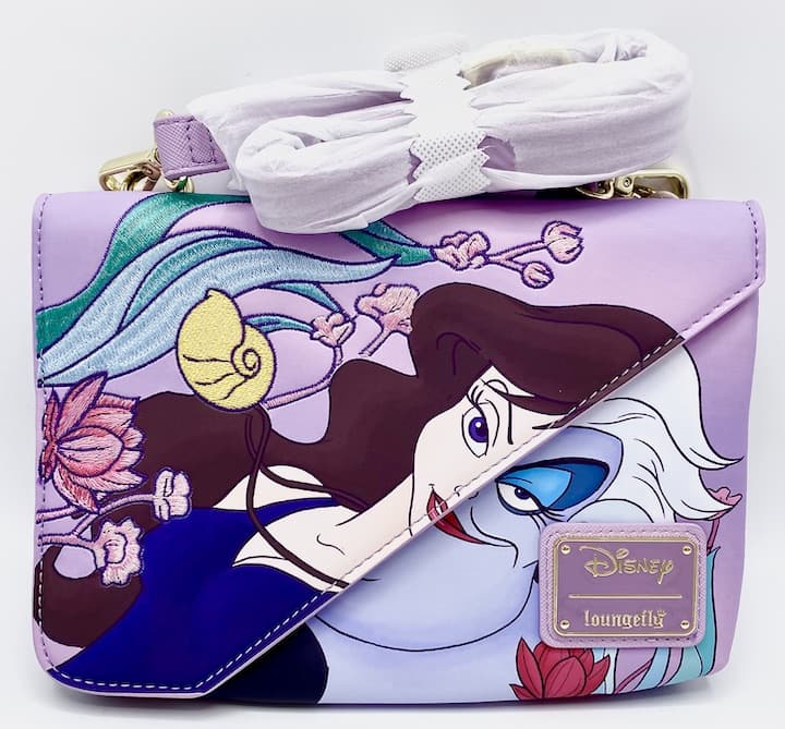 Loungefly Ursula Vanessa Crossbody Bag Disney The Little Mermaid Front Standing