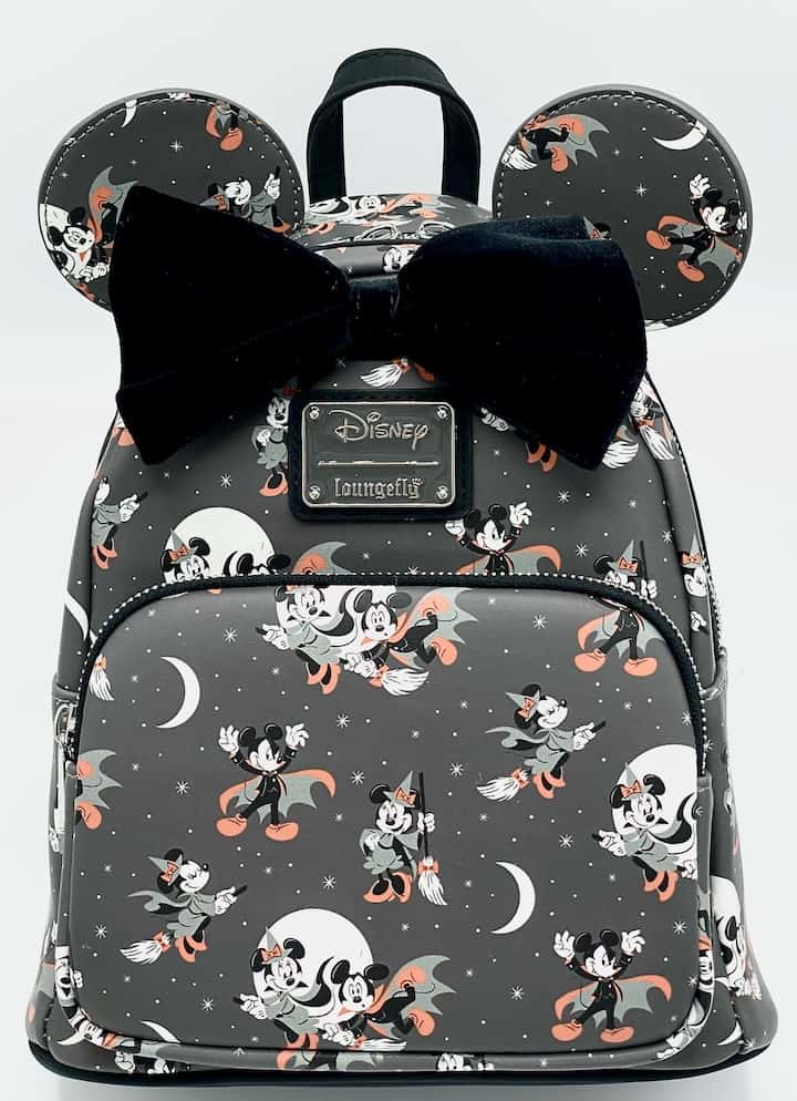 Loungefly Vampire Witch Mini Backpack Disney Mickey Minnie Mouse Bag