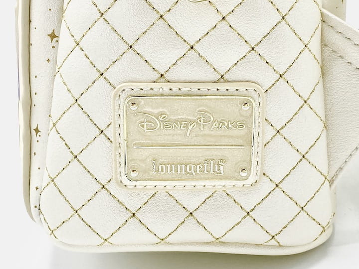 Loungefly Walt Disney World 50th Anniversary Castle Mini Backpack Enamel Logo