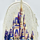 Loungefly Walt Disney World 50th Anniversary Castle Mini Backpack Front