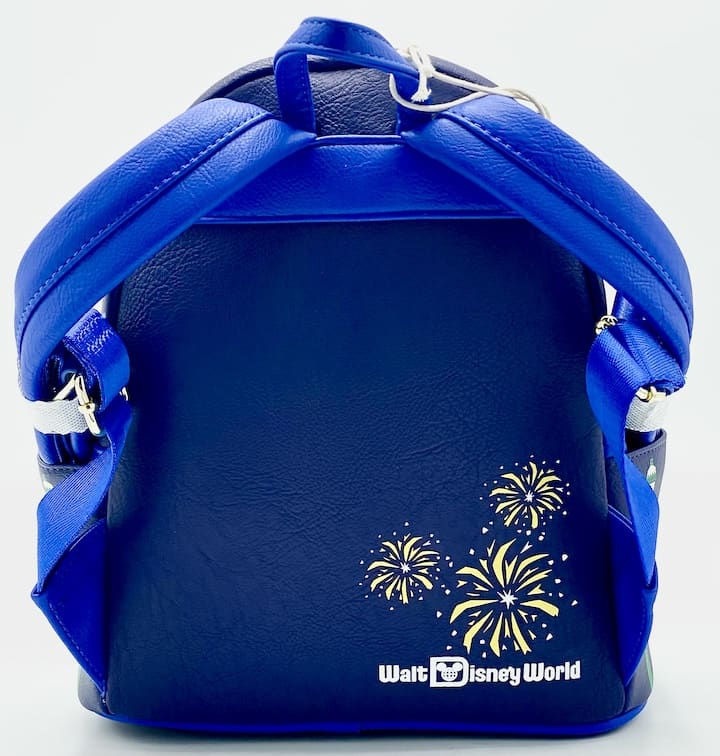 Loungefly Walt Disney World Castle Mini Backpack Parks Fireworks Back