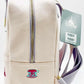 Loungefly Walt Disney World Icons Canvas Mini Backpack Fantasyland Bag Left Side