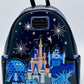 Loungefly Walt Disney World Icons Mini Backpack Disney Parks Castle Front Full View