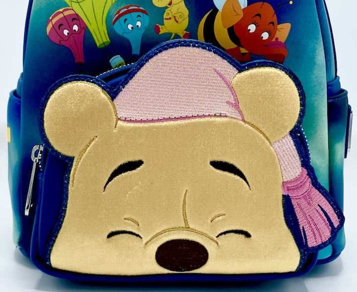 Loungefly Winnie Heffa Dreams Mini Backpack Disney Heffalump Bag Front Bottom Pocket