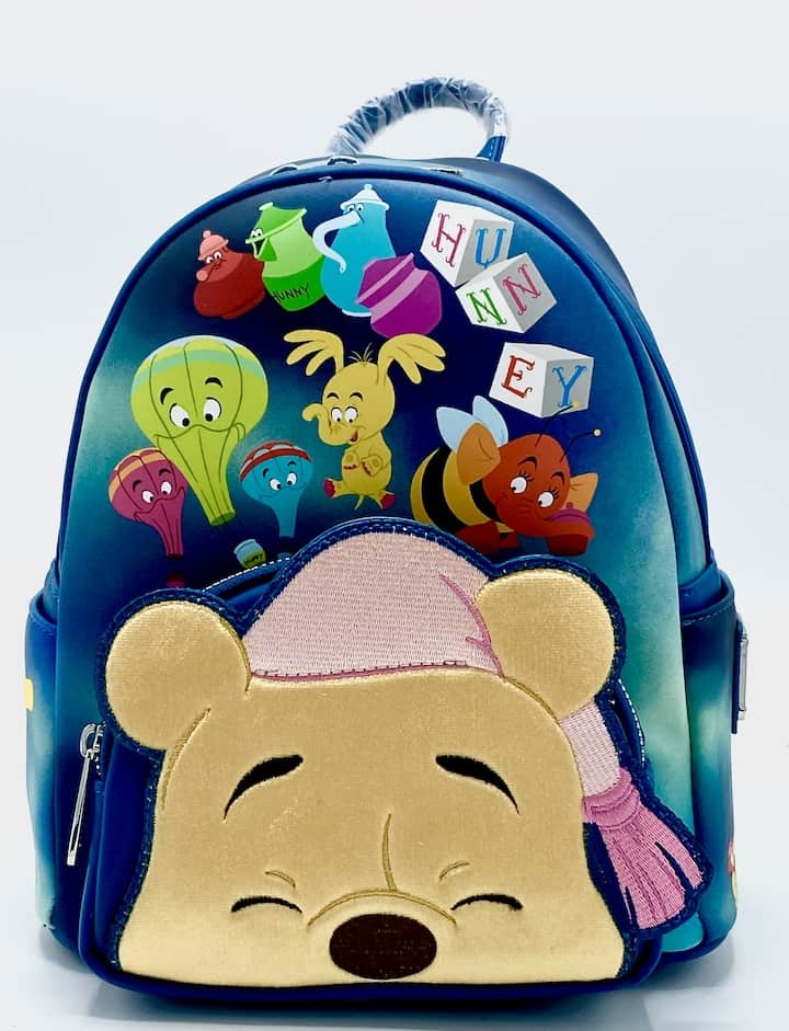 Loungefly Winnie Heffa Dreams Mini Backpack Disney Heffalump Bag Front Full View