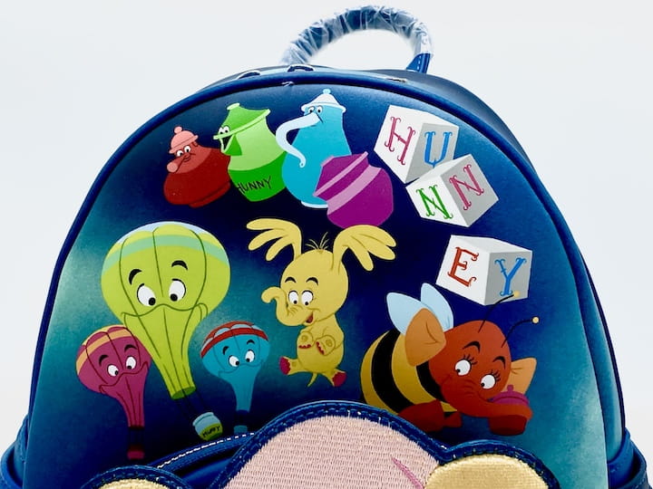 Loungefly Winnie Heffa Dreams Mini Backpack Disney Heffalump Bag Front Top