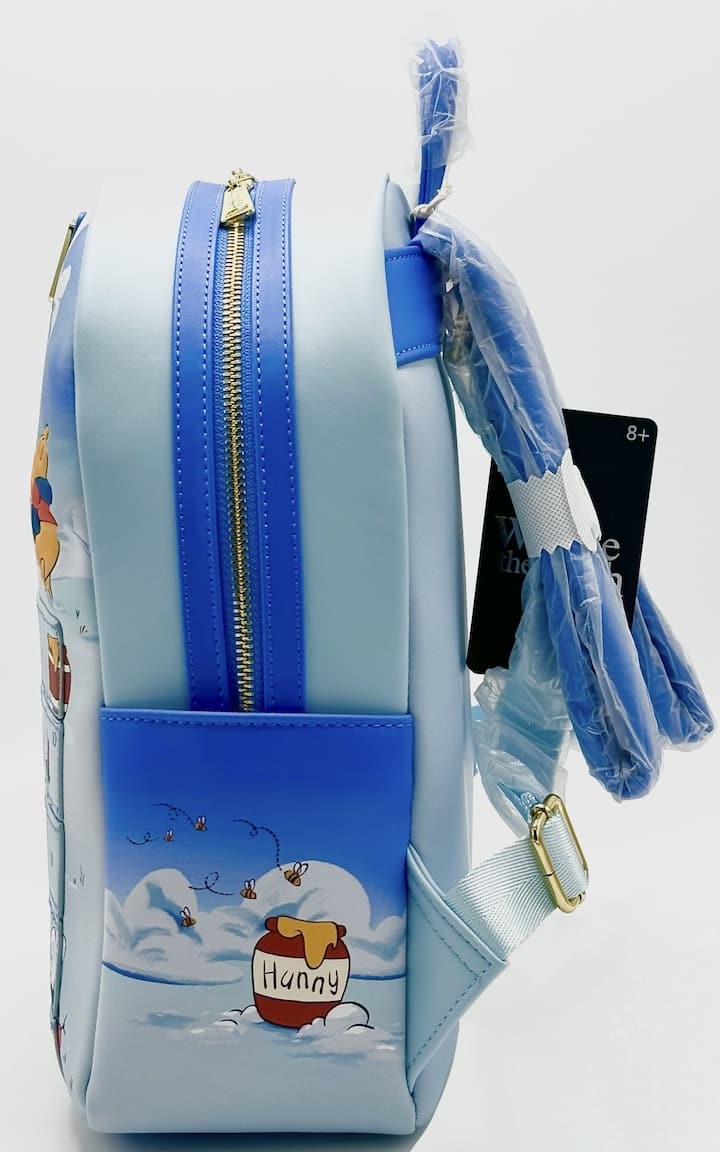 Loungefly Winnie the Pooh Advent Calendar Mini Backpack Christmas Bag Left Side