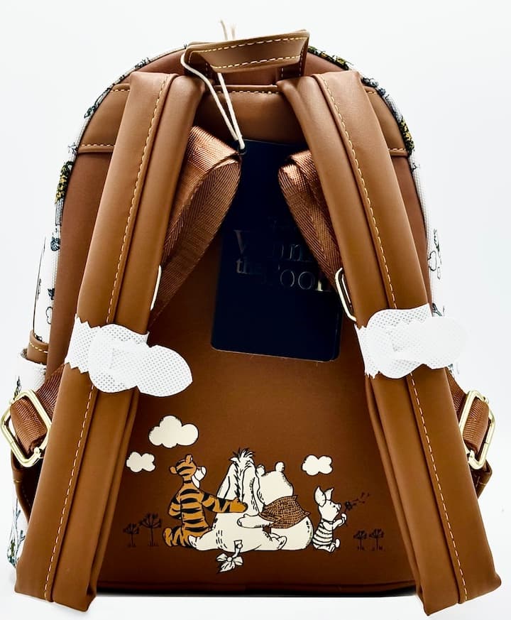 Loungefly Winnie the Pooh Character Balloon Mini Backpack Disney Bag Straps