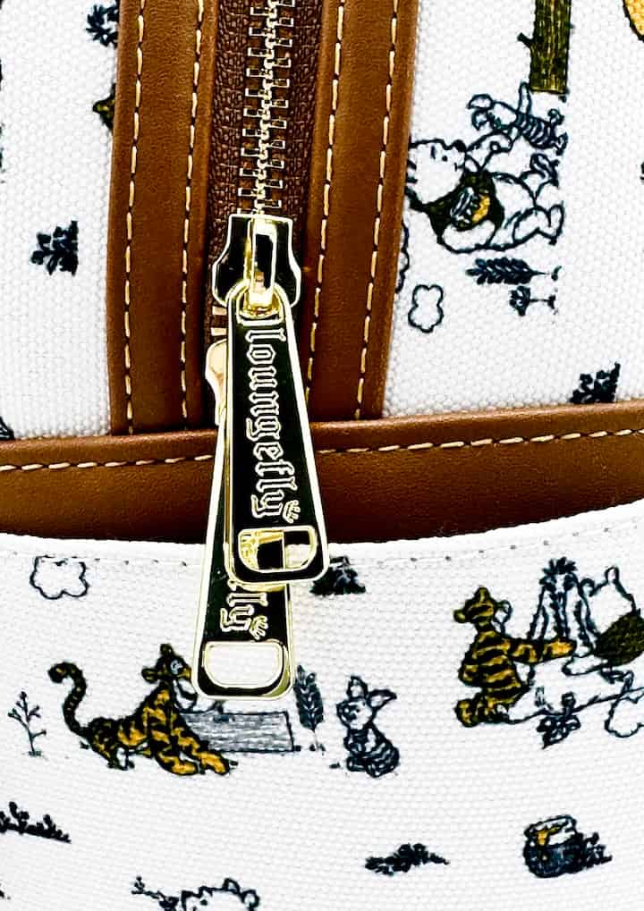 Loungefly Winnie the Pooh Character Balloon Mini Backpack Disney Bag Zips