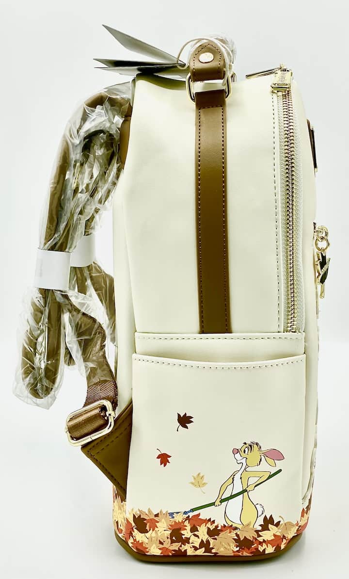 Loungefly Winnie the Pooh Friends Fall Autumn Scenes Mini Backpack Right Side